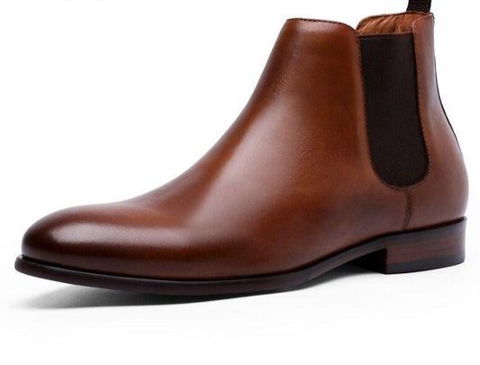 Genuine Leather Chelsea Boots