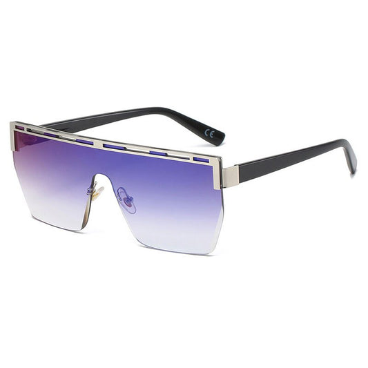 Color Fade Oversized Sunglasses