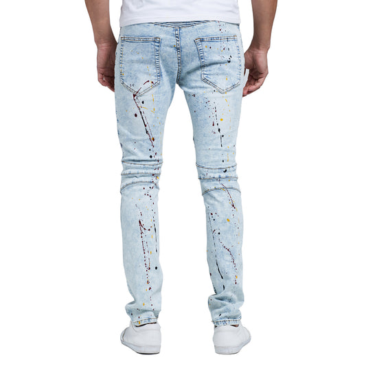 Men's Slim Biker Jeans