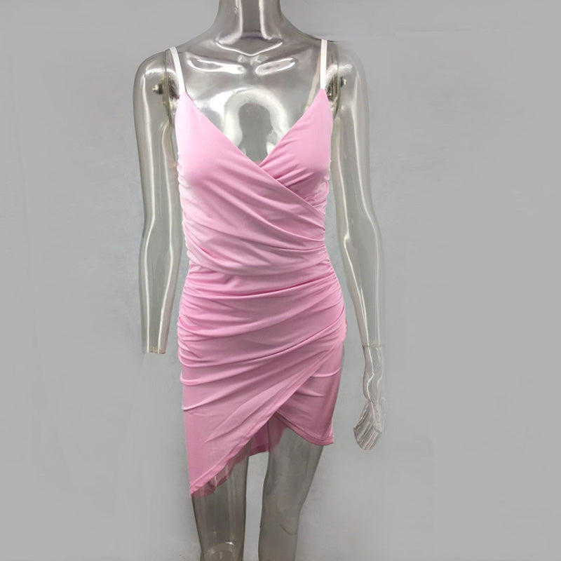 Asymmetric Sleeveless Bodycon Dresses