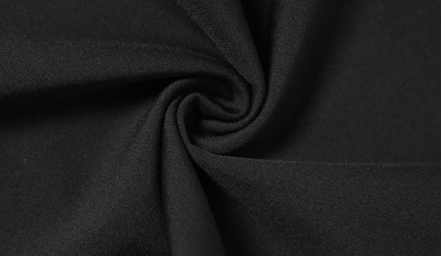 Black Side Cut Out Sleeveless Hollow Turtleneck Jumpsuit