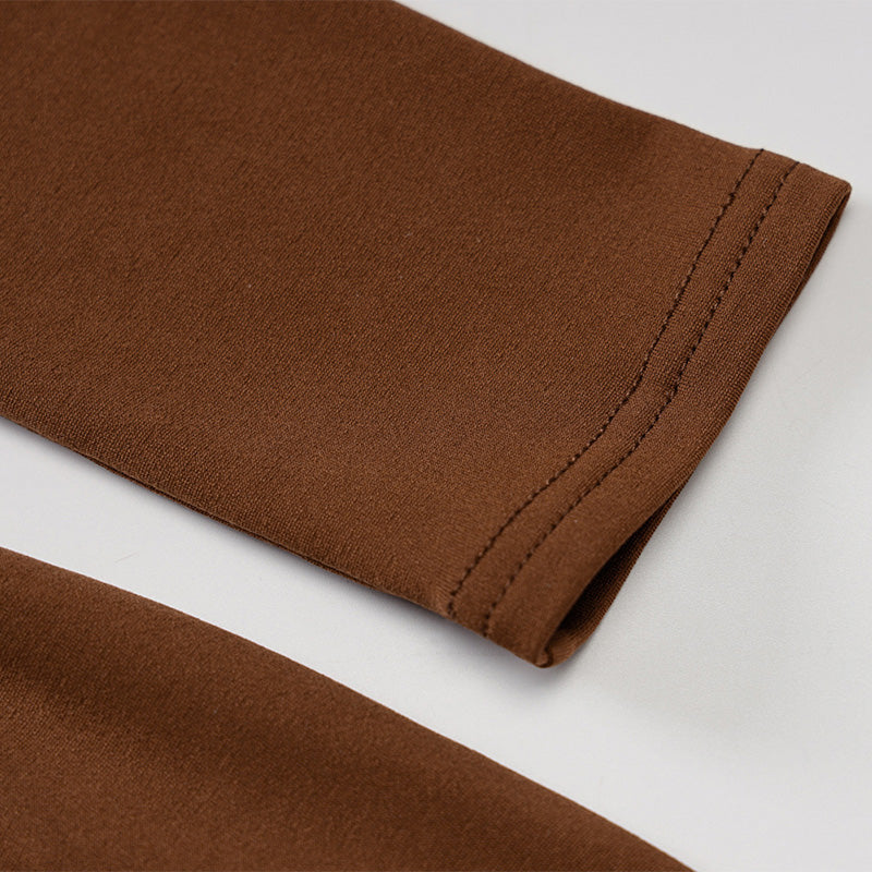 Turtleneck Long Sleeve Jumpsuits