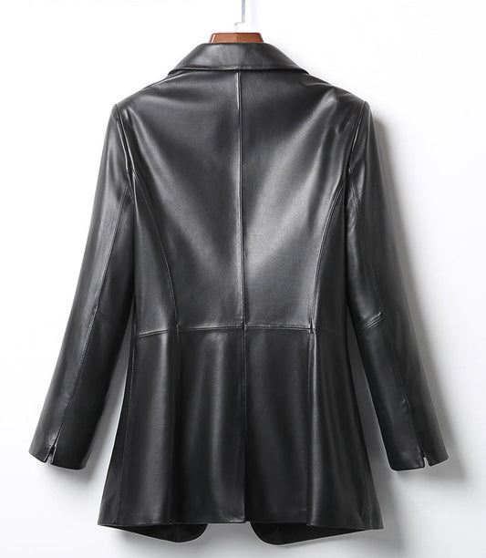 Genuine Leather Blazer Jackets