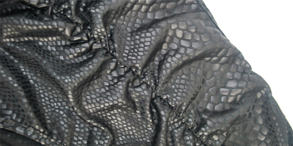 Black Snake Side Hollow Jumpsuit