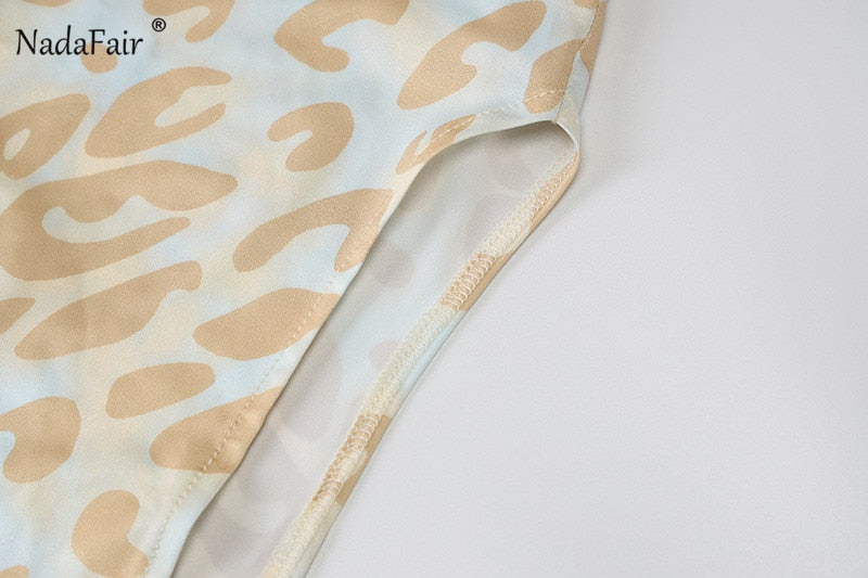 Leopard Vintage Halter Maxi Dress