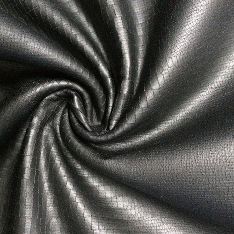 Pu Leather Long Sleeve Button Shirt & Pants