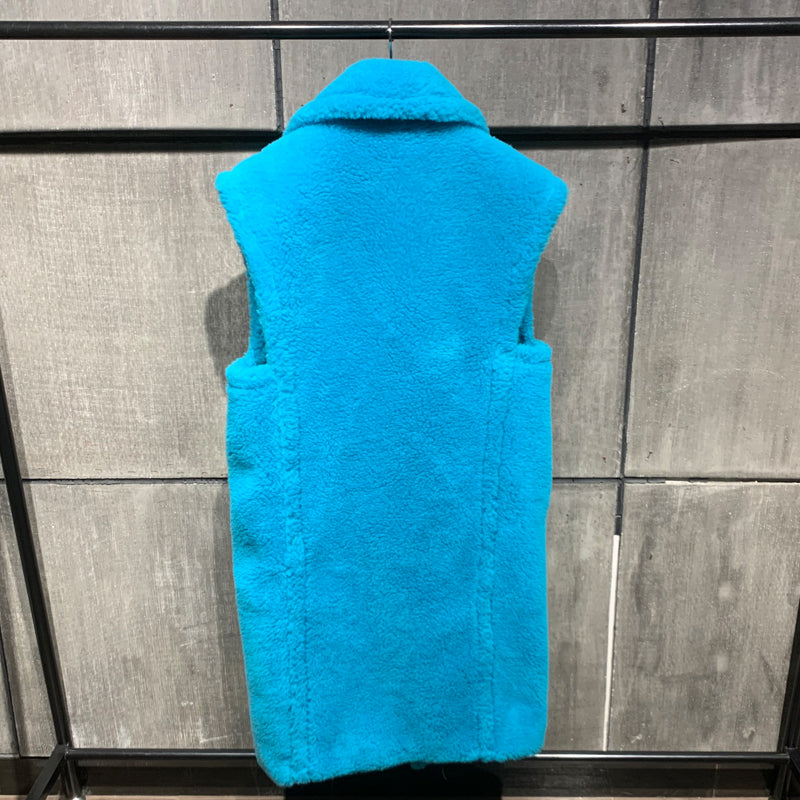 Teddy Bear Sleeveless X-Long Coats