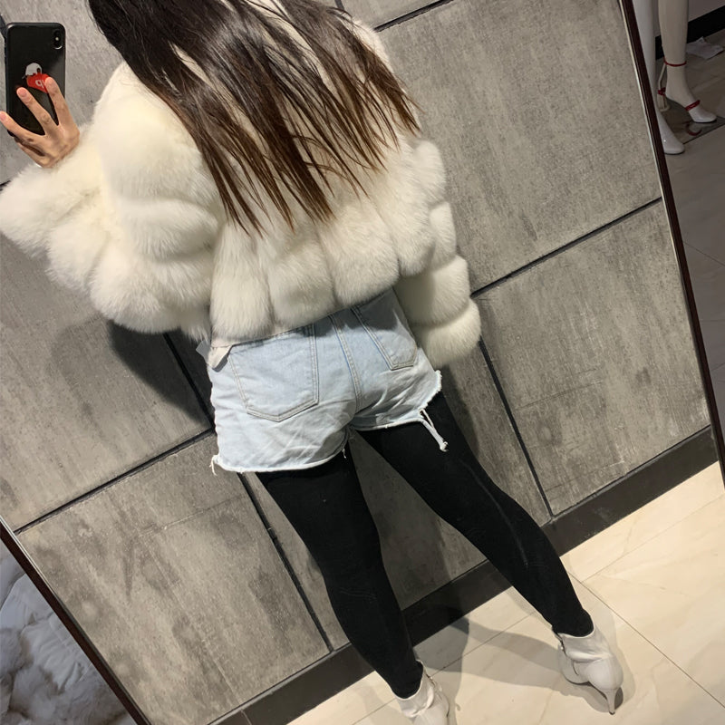 Big Collar Fluffy Fur Jackets