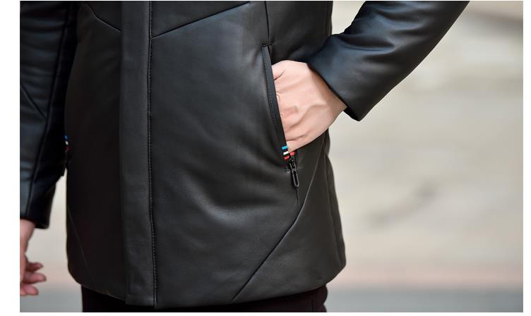 Genuine Leather Duck Down Jackets