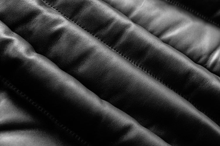 Genuine Leather Down Style Jacket