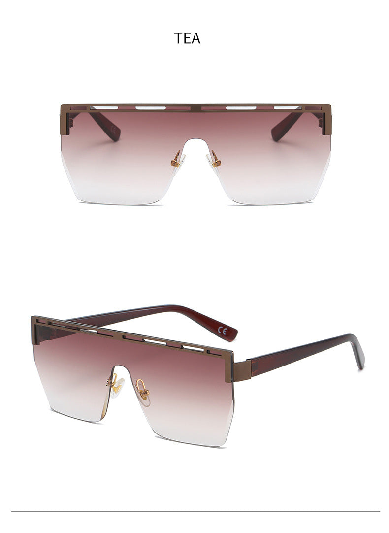 Color Fade Oversized Sunglasses
