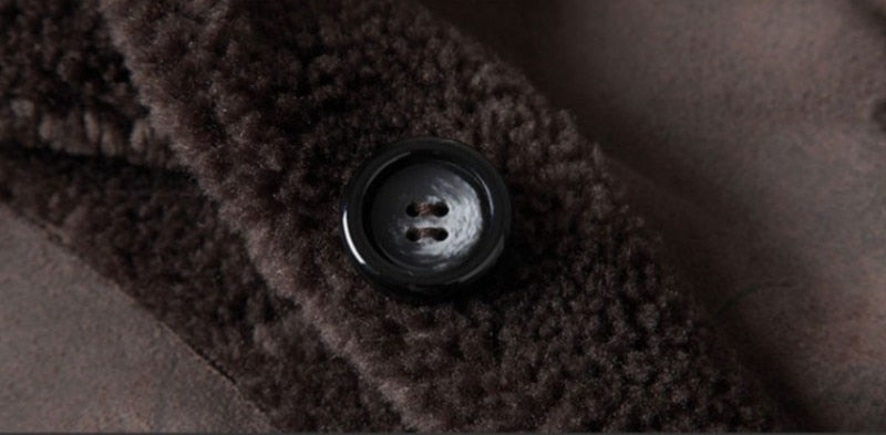 Reversible Shearling Long Coats (2 Styles)