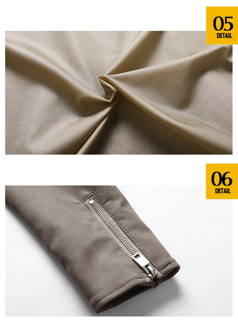 Classic Biker Pu Leather Jackets