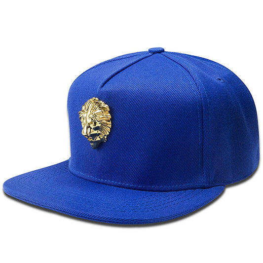 Gold Lion Head Snapback Hats