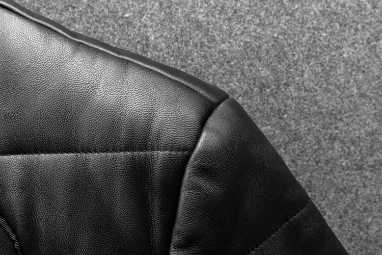 Genuine Leather Down Style Jacket