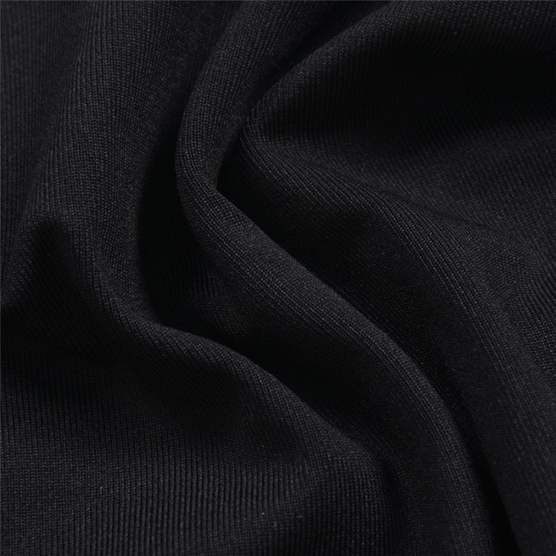 Triple Hollow Side Sleeveless Tube Mini Dress