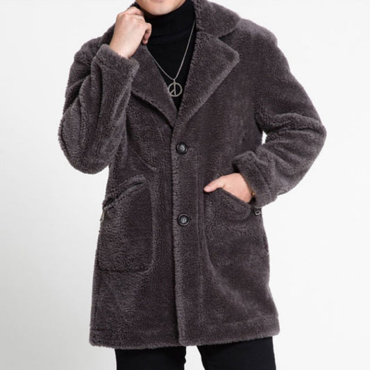 Reversible Shearling Long Coats (2 Styles)