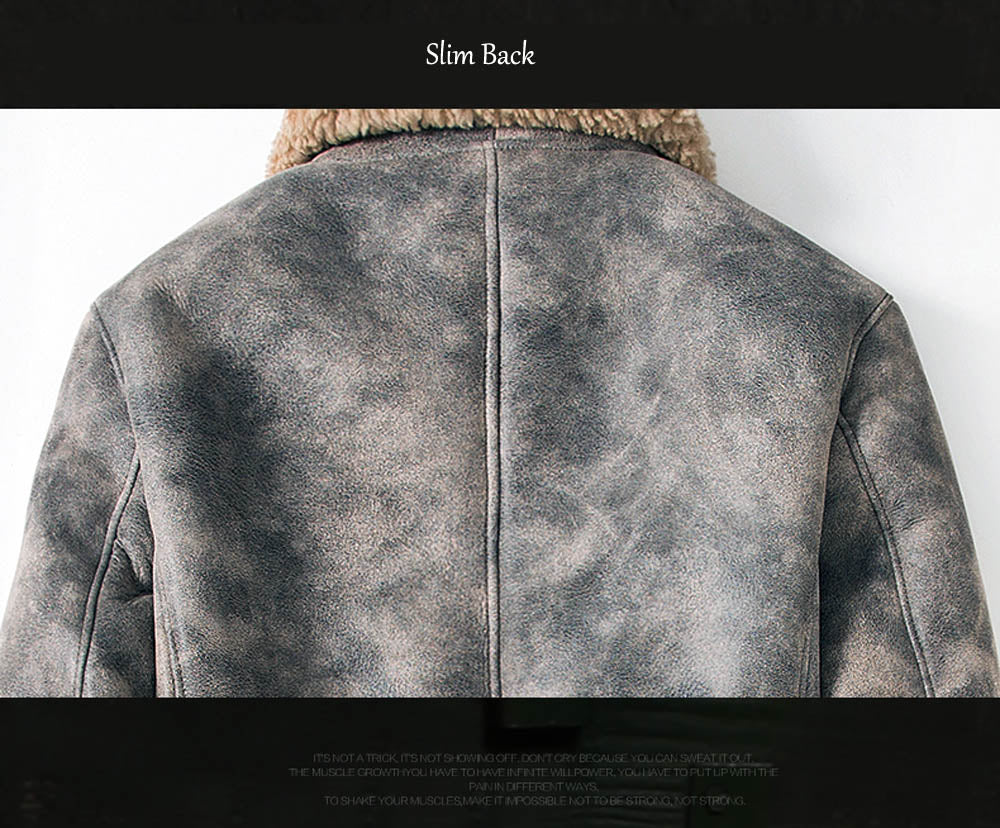 Jungle Brown Real Shearling Fur Long Coat