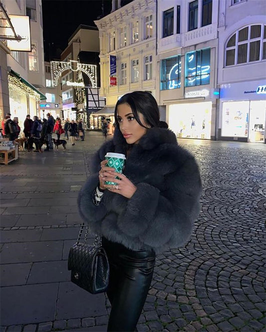 Genuine Fox Fur Short Coats