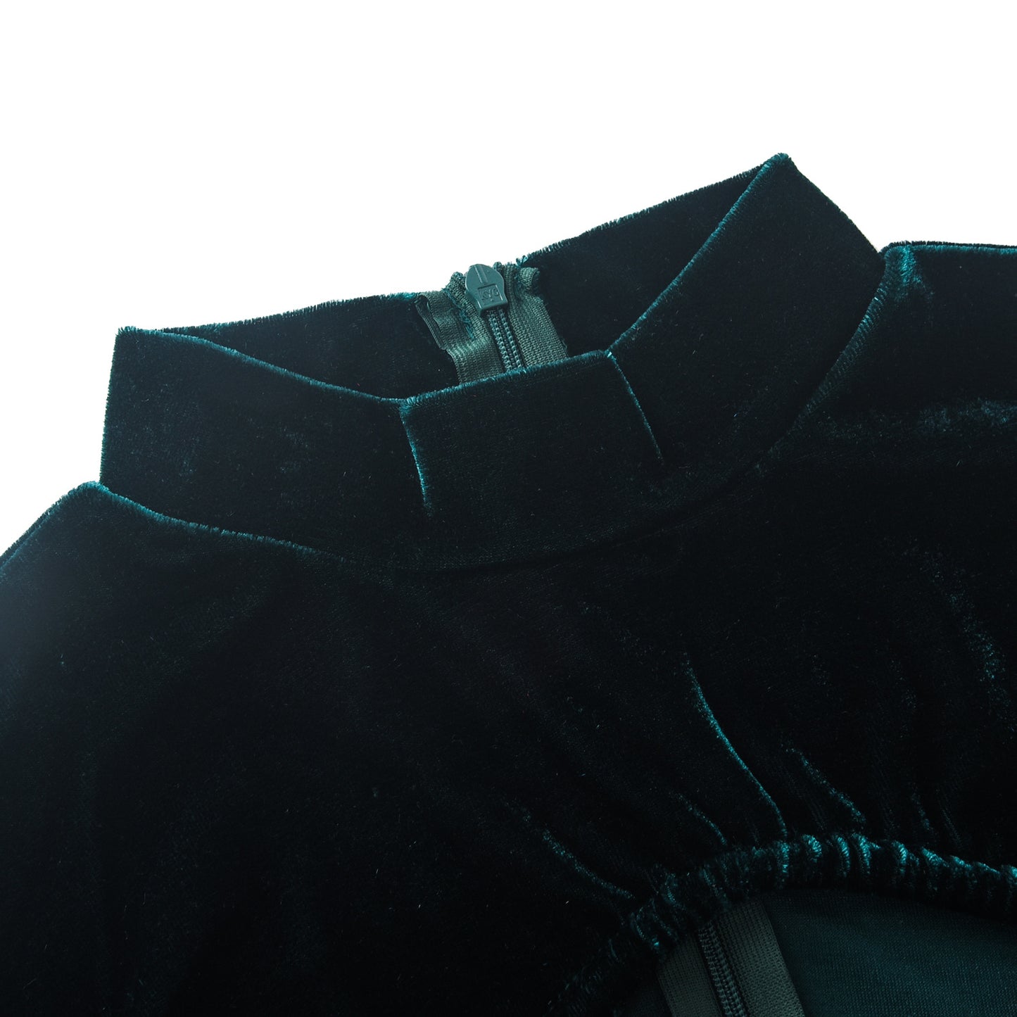 Velvet Hollow Long Sleeve Mini Dresses