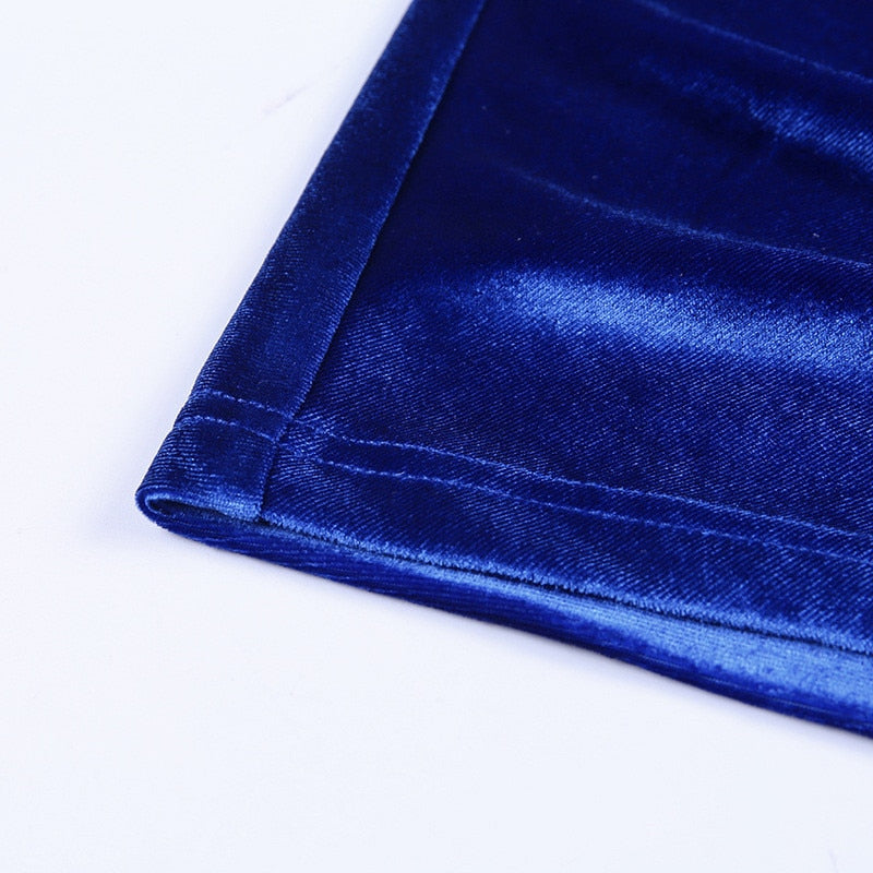 Velvet Ruched Long Sleeve Dresses