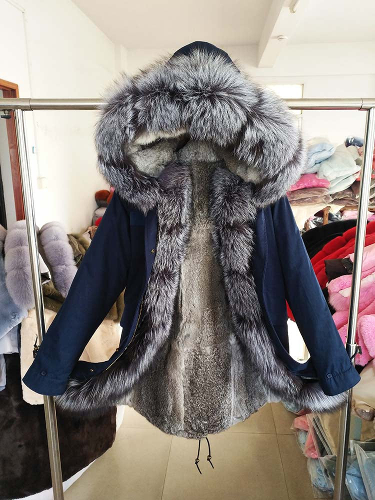Waterproof Fur Coat Liner Collar & Parka