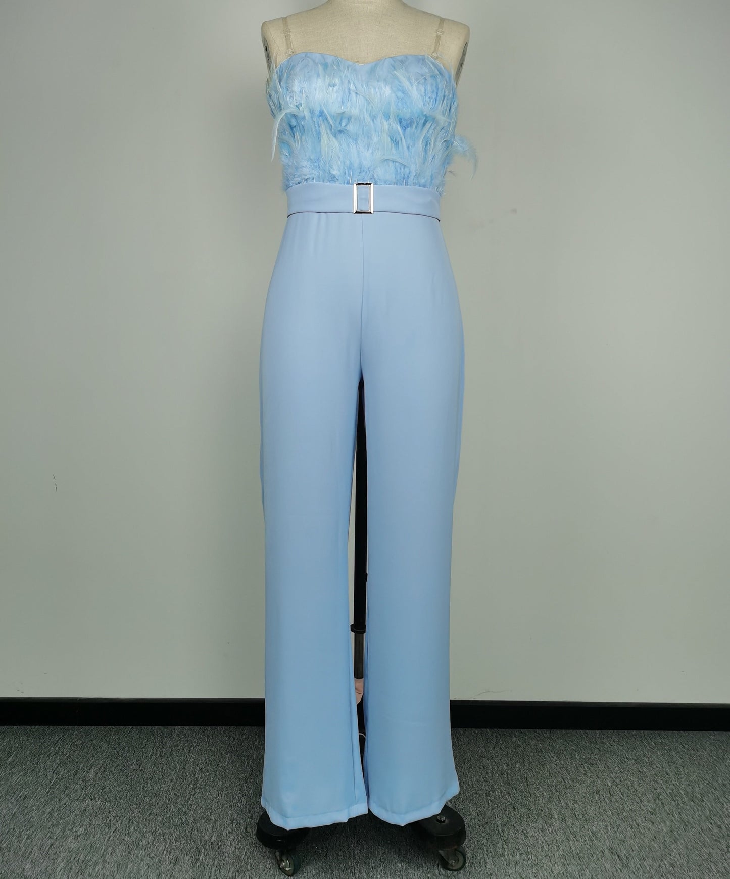 Tube Feather Jumpsuits
