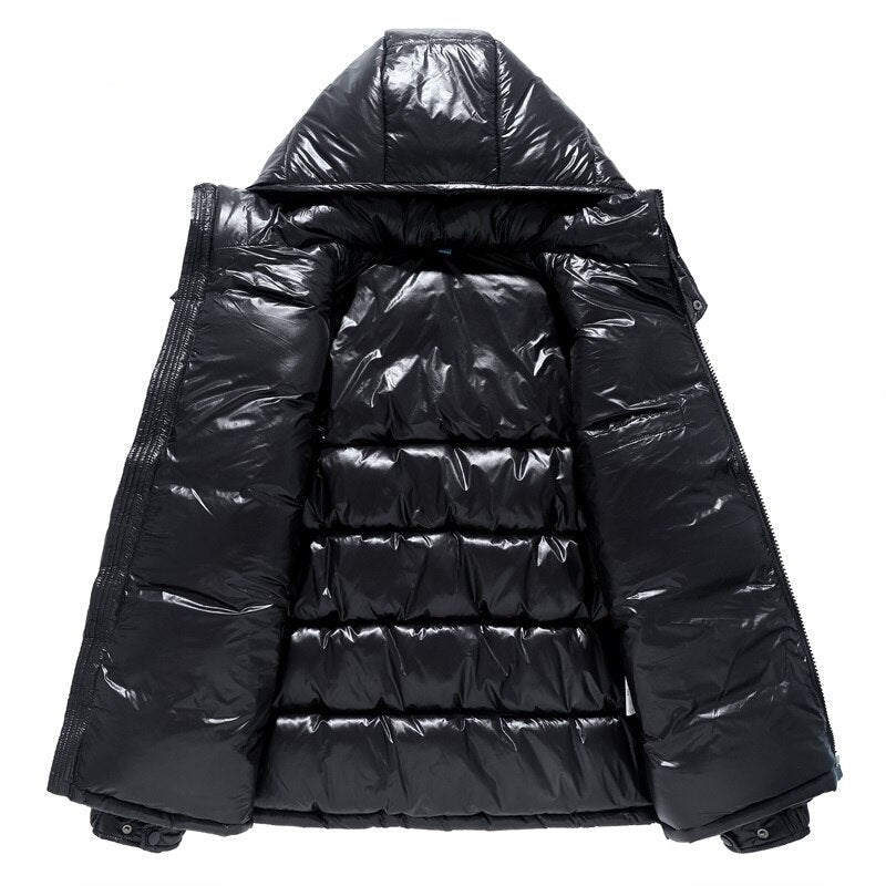 Duck Down Hooded Puffer Coats