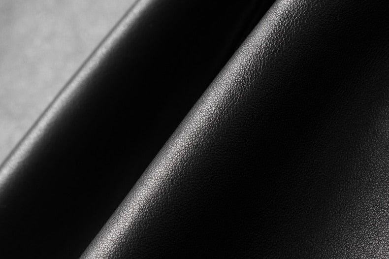 Genuine Leather Classic Button Jacket