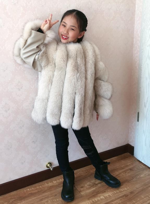 Genuine Fox Fur Coats Kids