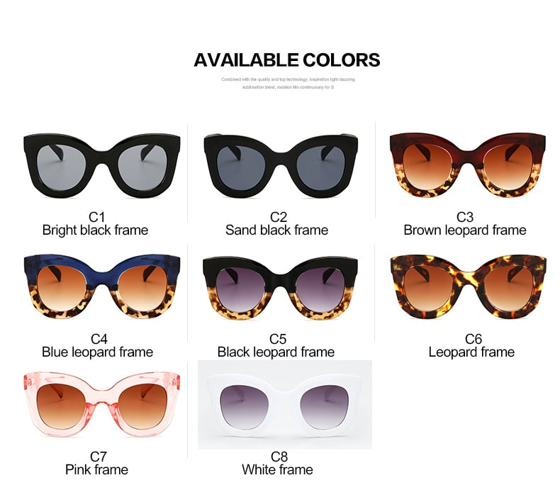 Fade Cat Eye Sunglasses