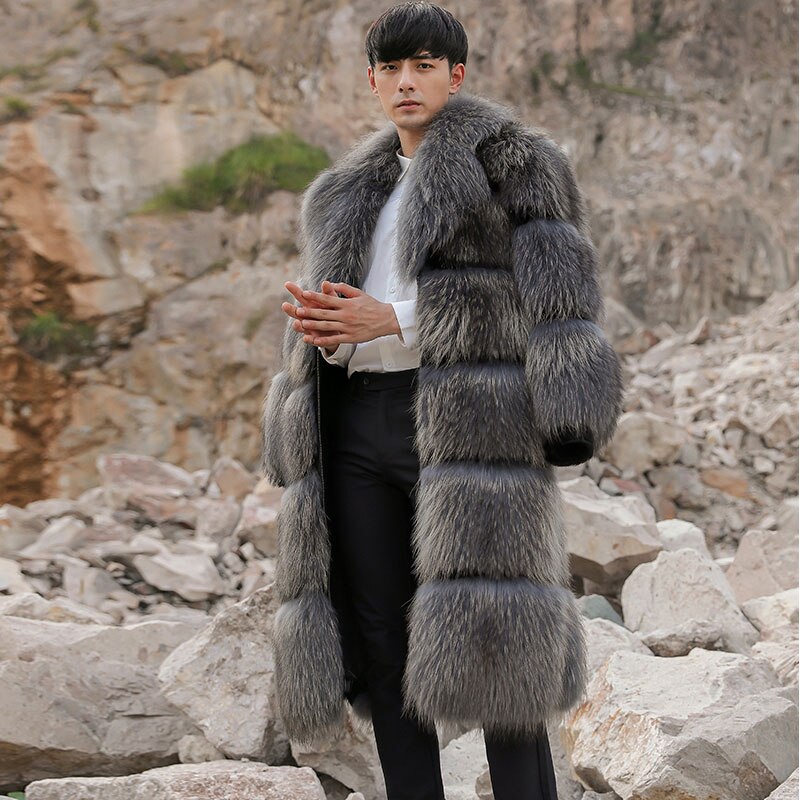 Genuine Real X-Long Fur Coats Full Pelt