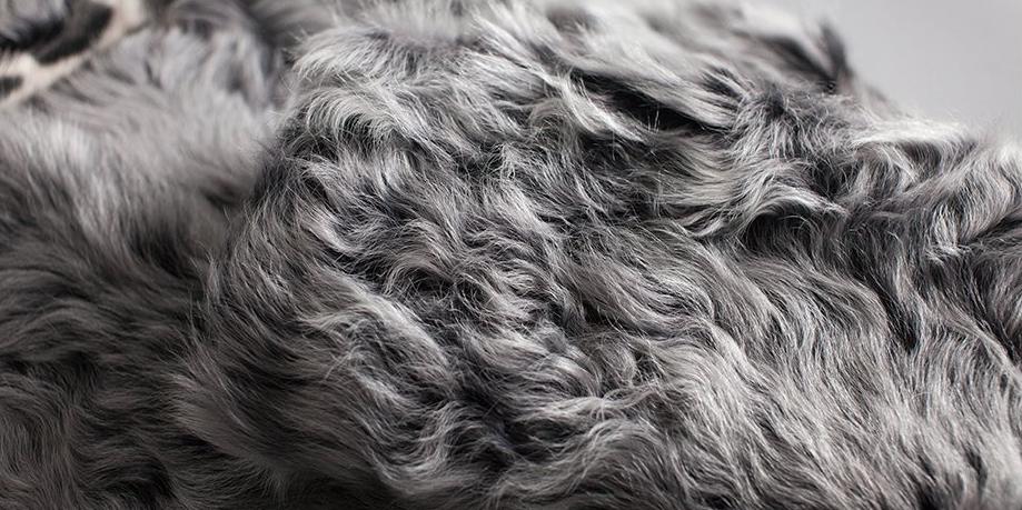 Real Sheep Fur Leopard Stripe Print Overcoat