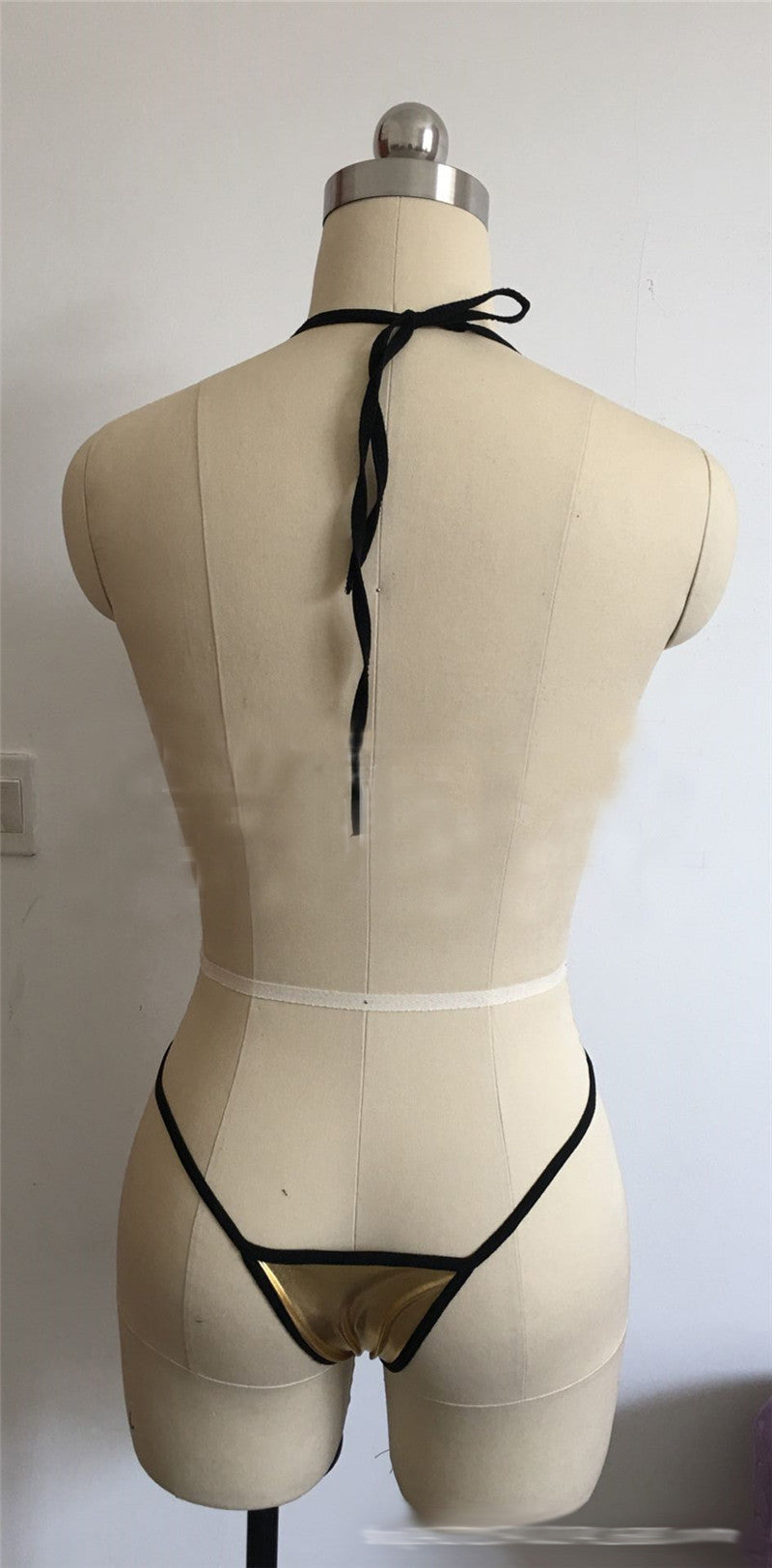 Gold G String Monokini