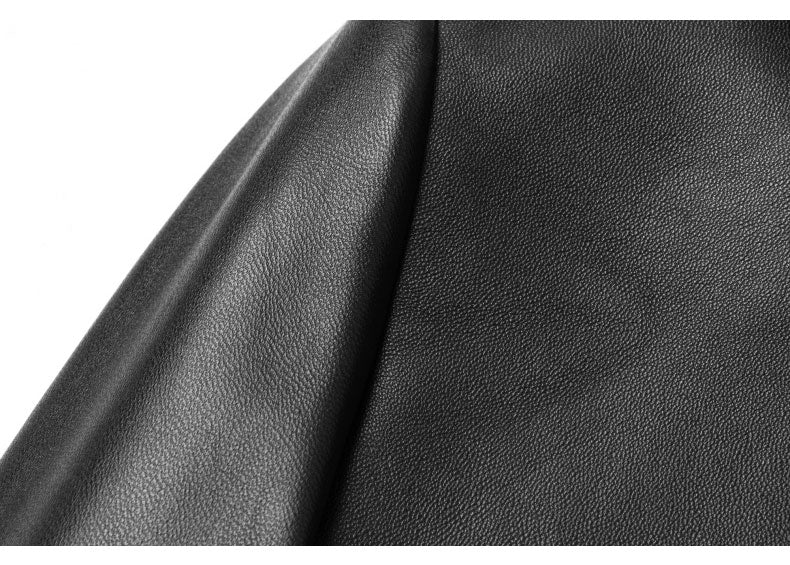 Genuine Leather Classic Hooded Short Jacket