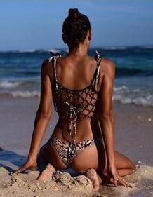 Fishnet Hollow Knitted Bead Tank Top and Loose Pants