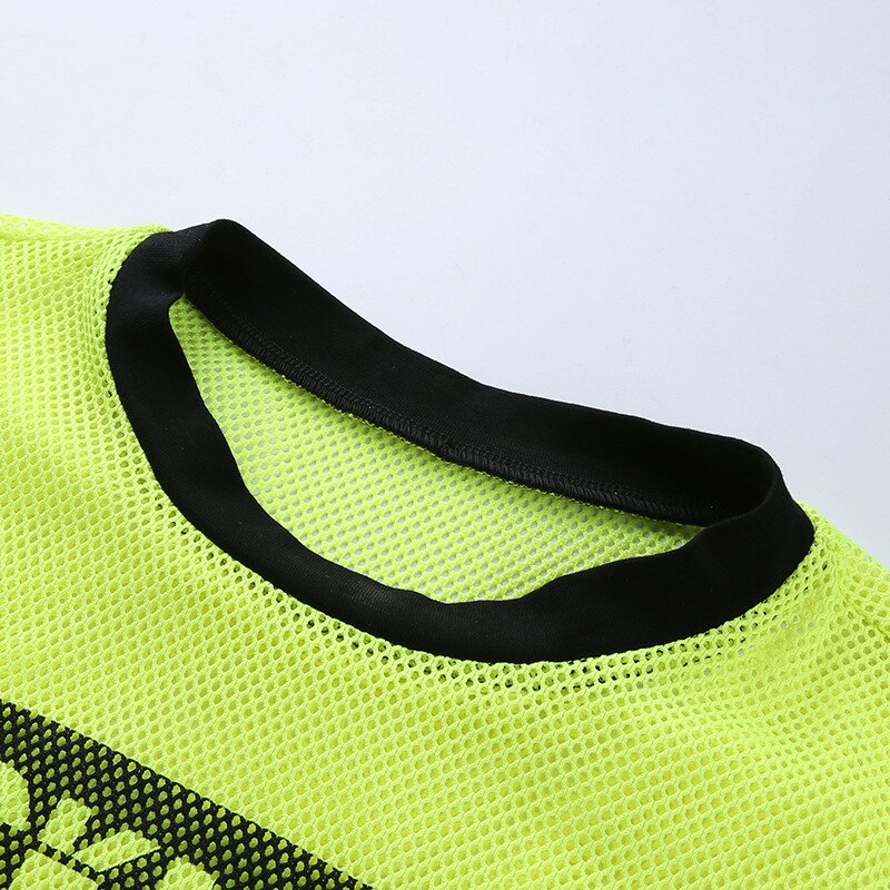Neon Mesh Long Sleeve Micro Crop Tops