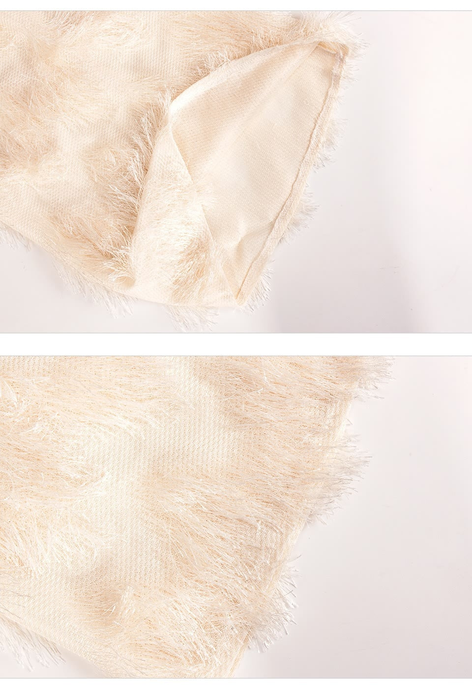 Strapless Tube Top Leg Tassels Jumpsuits