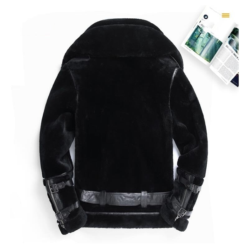 Genuine Leather Real Fur Shearling Coats