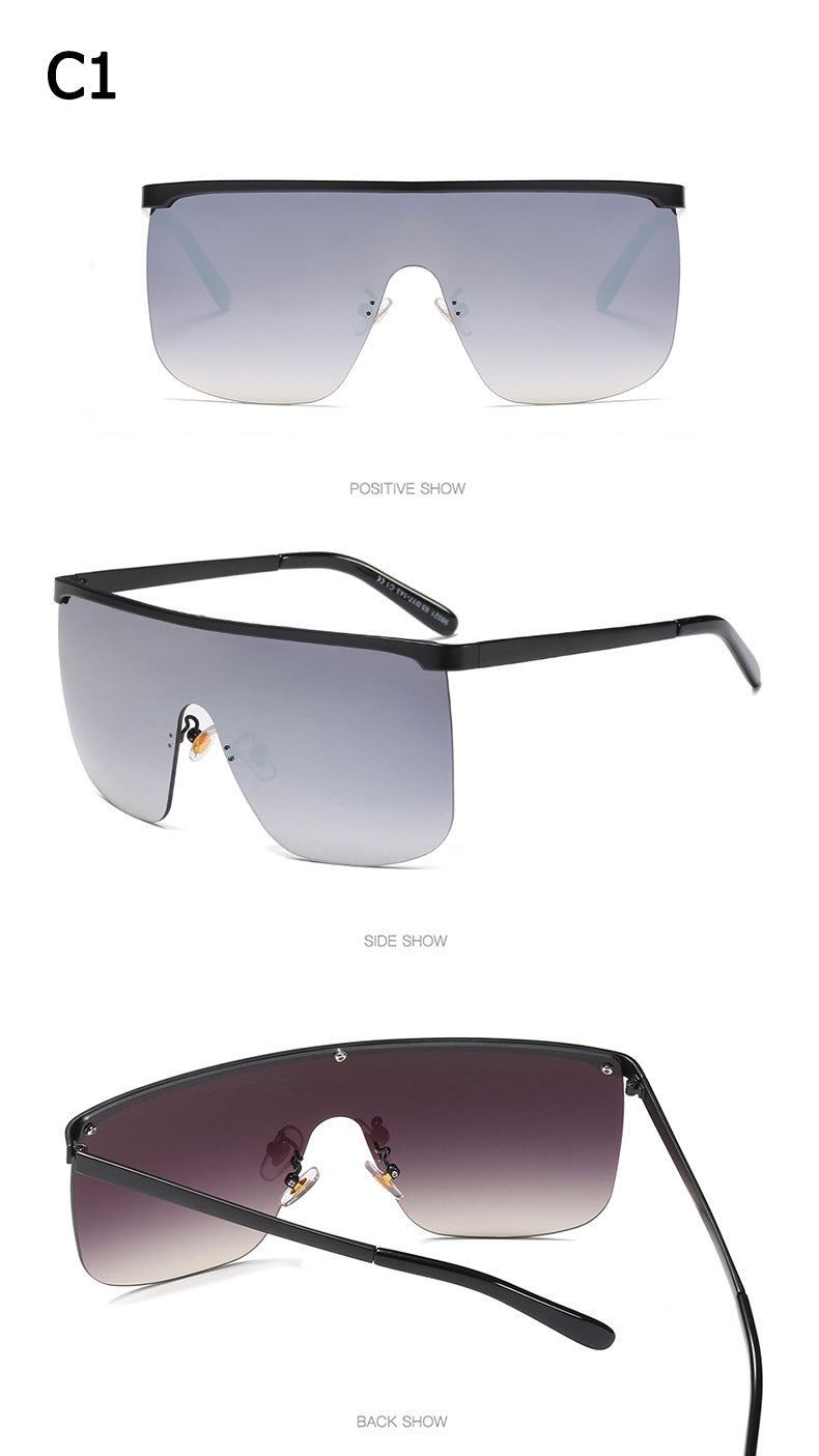 Vintage Gradient Oversized Style Sunglasses