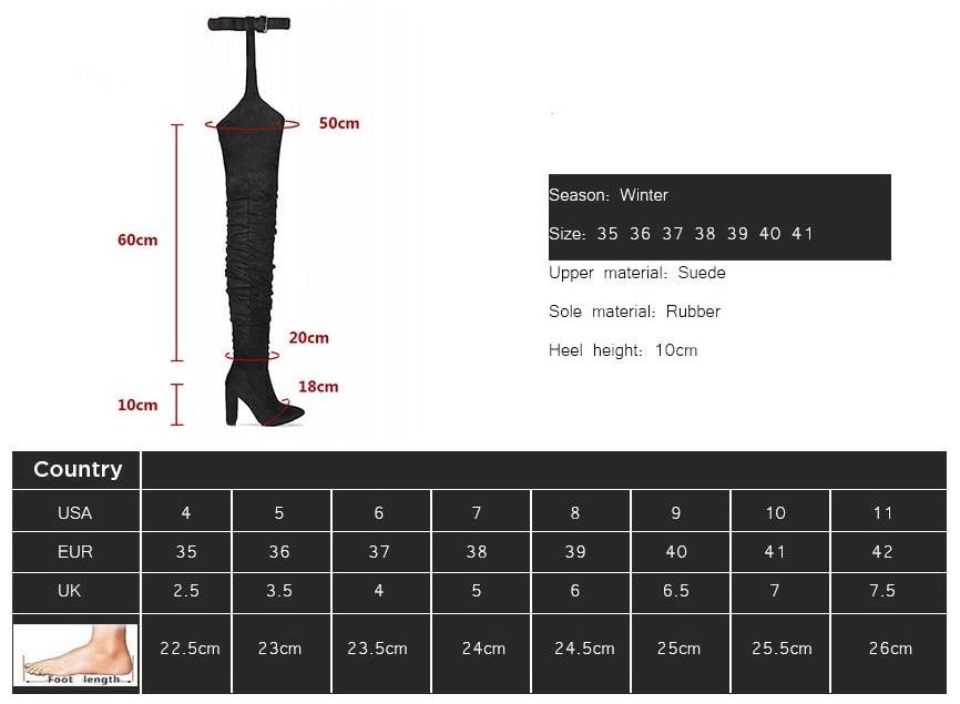 SUEDE WAIST BELT MID-THIGH HIGH HEEL BOOTS (MULTI-COLORS)