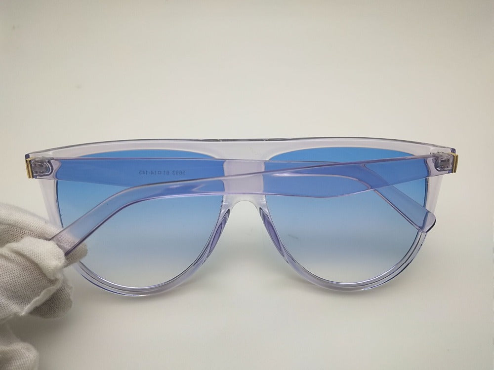 Retro Thin Flat Top Shadow Sunglasses
