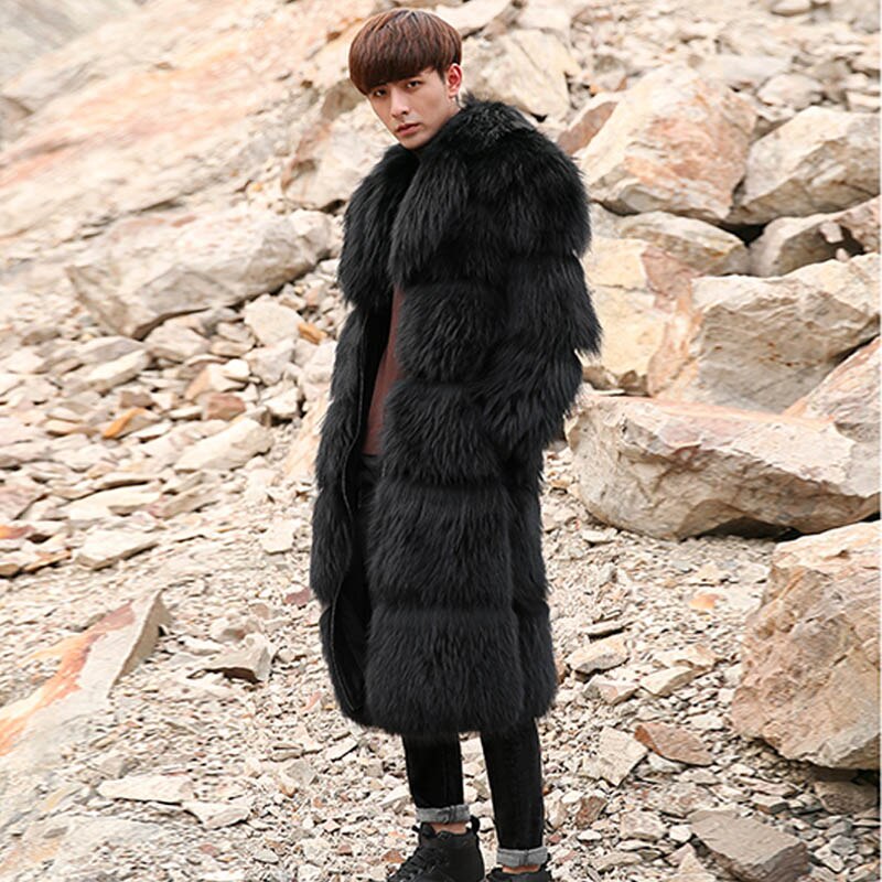 Genuine Real X-Long Fur Coats Full Pelt