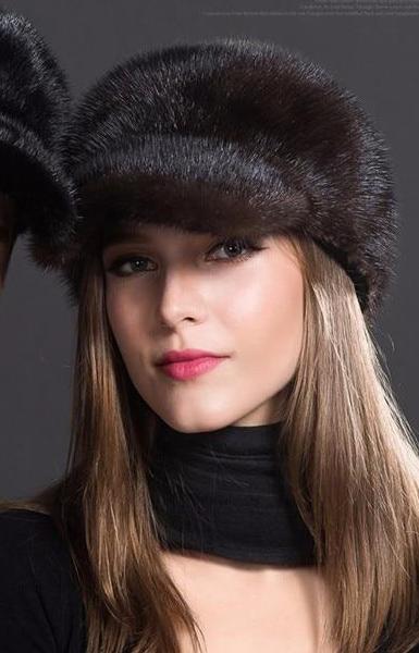 Real Fox Fur Bomber Caps