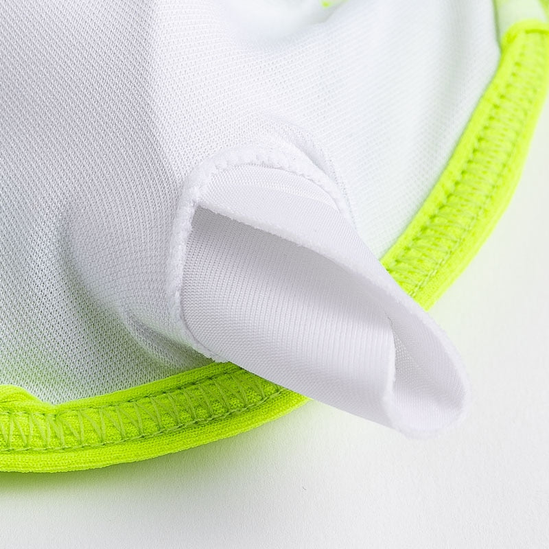 Neon High Waist Thong Bikini Sets