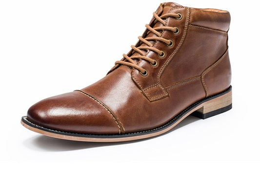 Genuine Leather Boots Oxfords High Boots