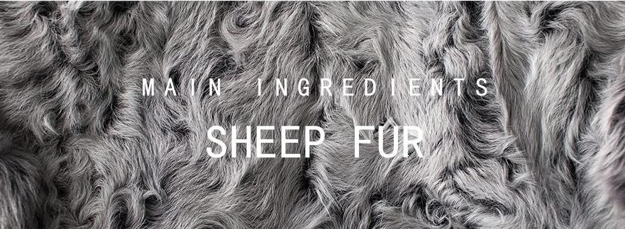 Real Sheep Fur Leopard Stripe Print Overcoat