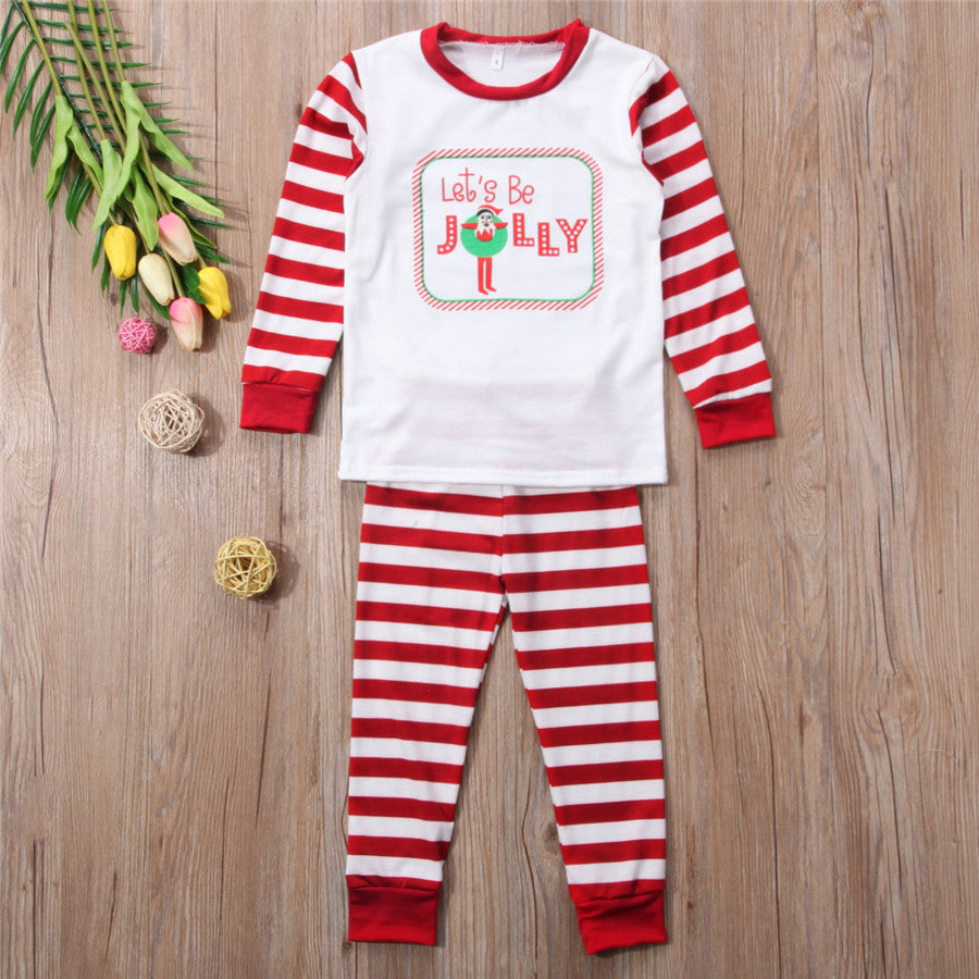 Lets Be Jolly Family Matching Christmas Pajamas Set