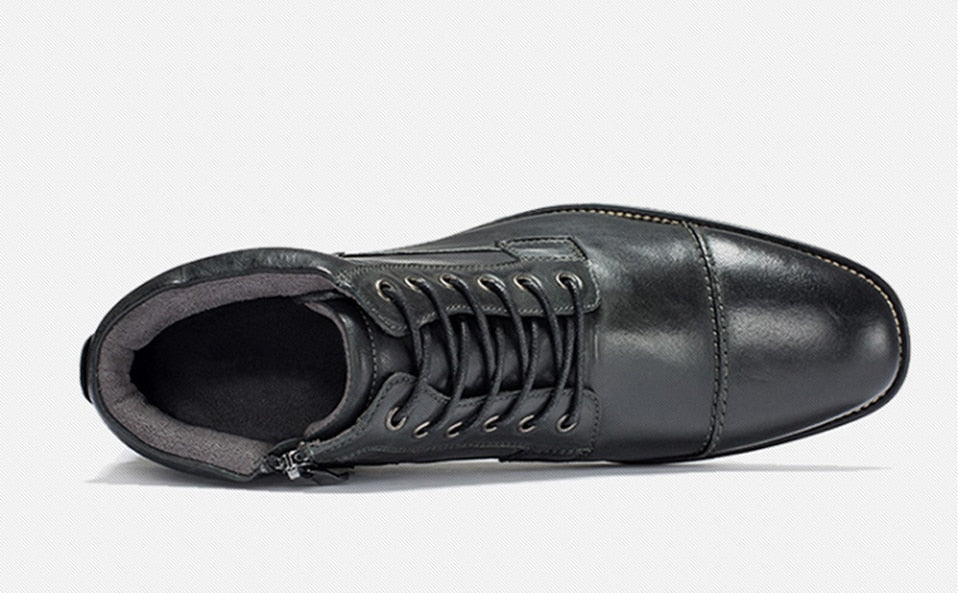 Genuine Leather Boots Oxfords High Boots