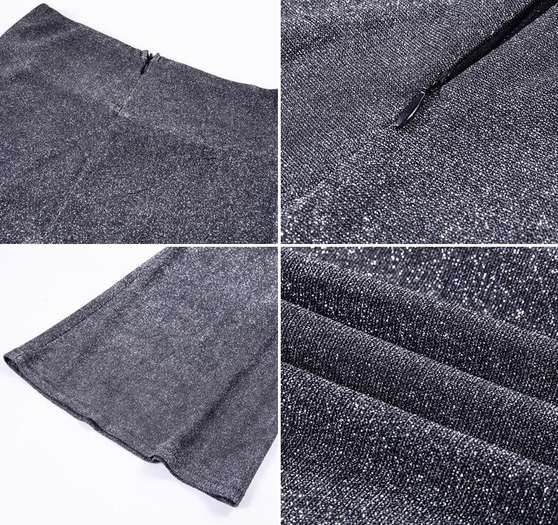 Sparkly Wide Leg High Waist Pants